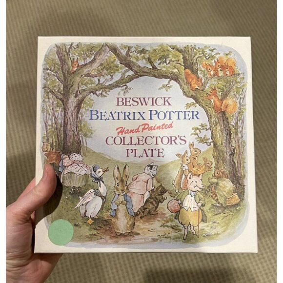 Vintage Beatrix Potter 1981 Third Edition Hand Painted Collector’s Plate - Picture 4 of 12